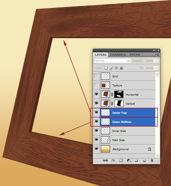 Create a Realistic Picture Frame With