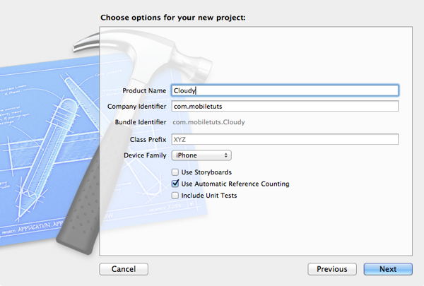 Working with iCloud: Project Setup 2 - Figure 2