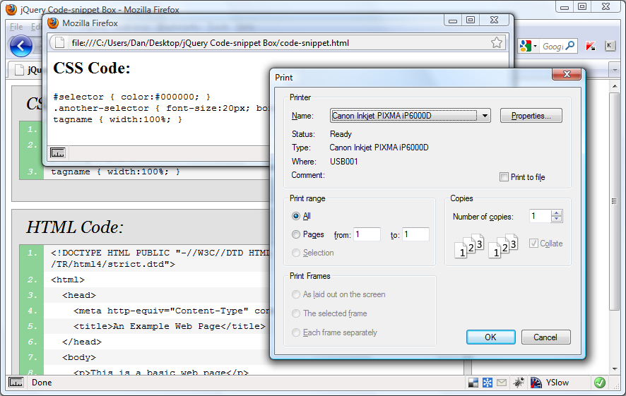 How to Create a jQuery Code-Snippet Box